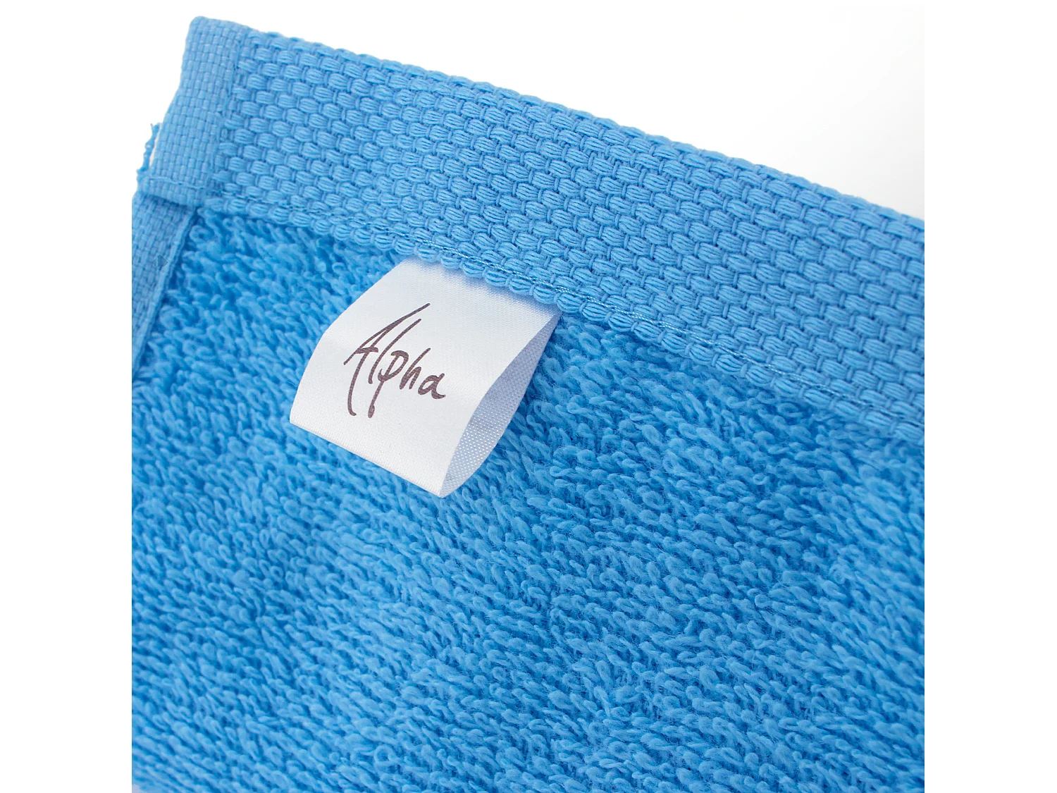 Lot de 2 draps de bain 90x150 cm ALPHA bleu Turquoise