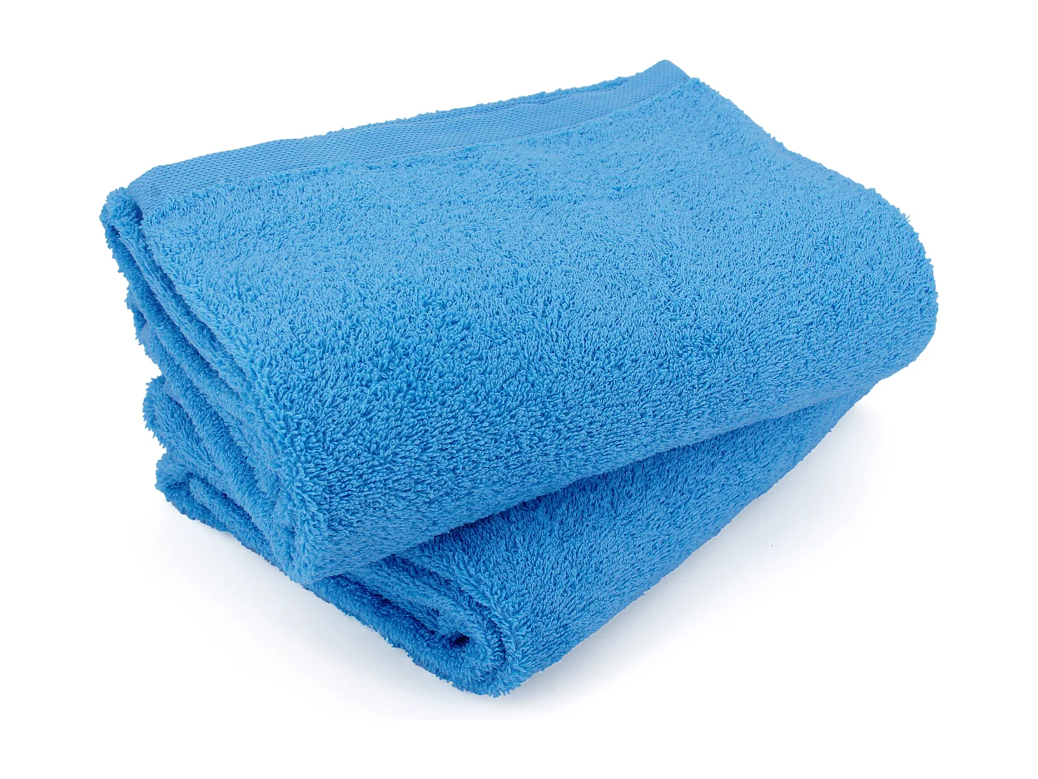 Lot de 2 draps de bain 90x150 cm ALPHA bleu Turquoise