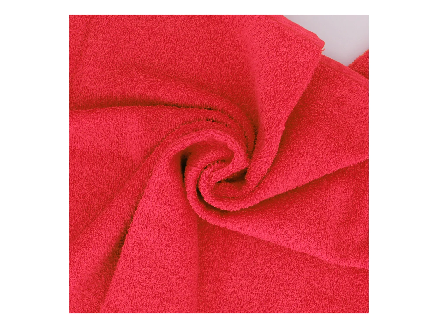 Lot de 2 draps de douche 70x130 cm ALPHA rouge