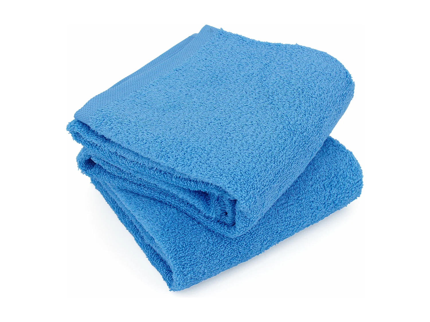 Lot de 2 draps de douche 70x130 cm ALPHA bleu Turquoise