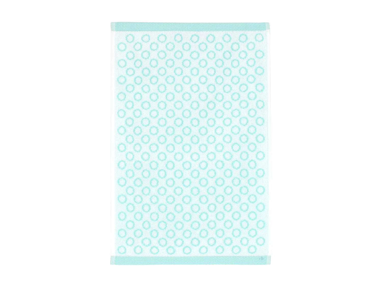 Lot de 2 serviettes invité 33x50 cm GRAPHIC CIRCLE bleu