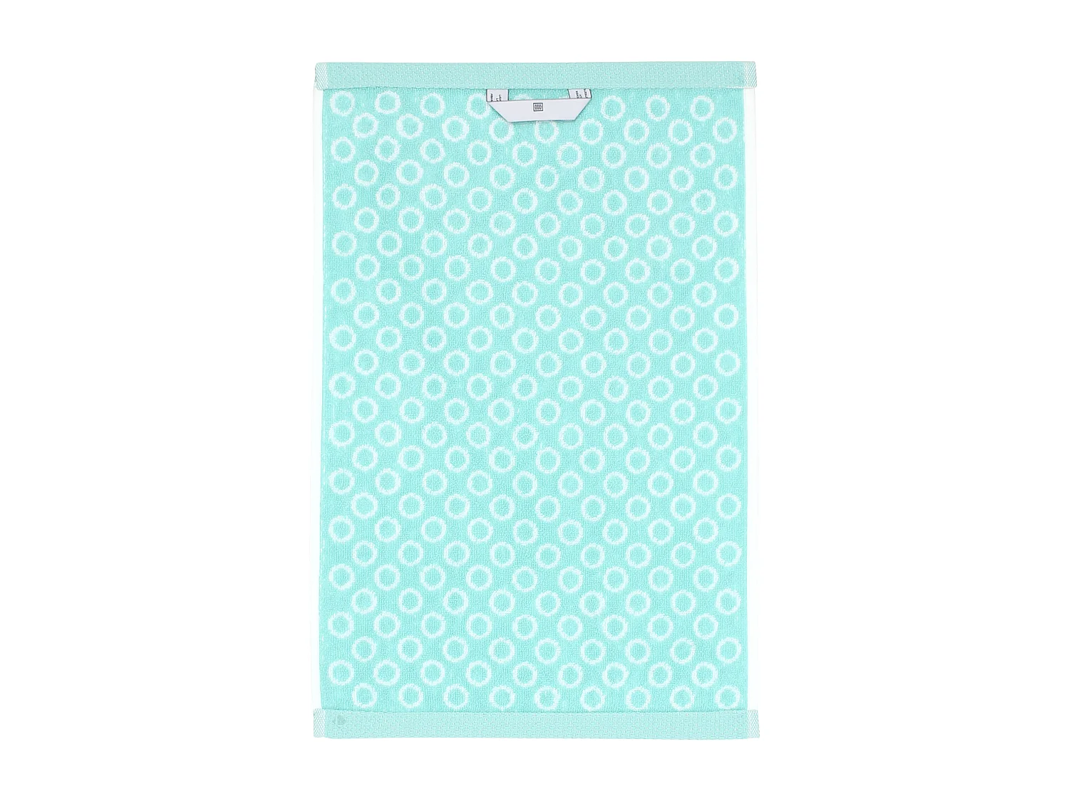 Lot de 2 serviettes invité 33x50 cm GRAPHIC CIRCLE bleu