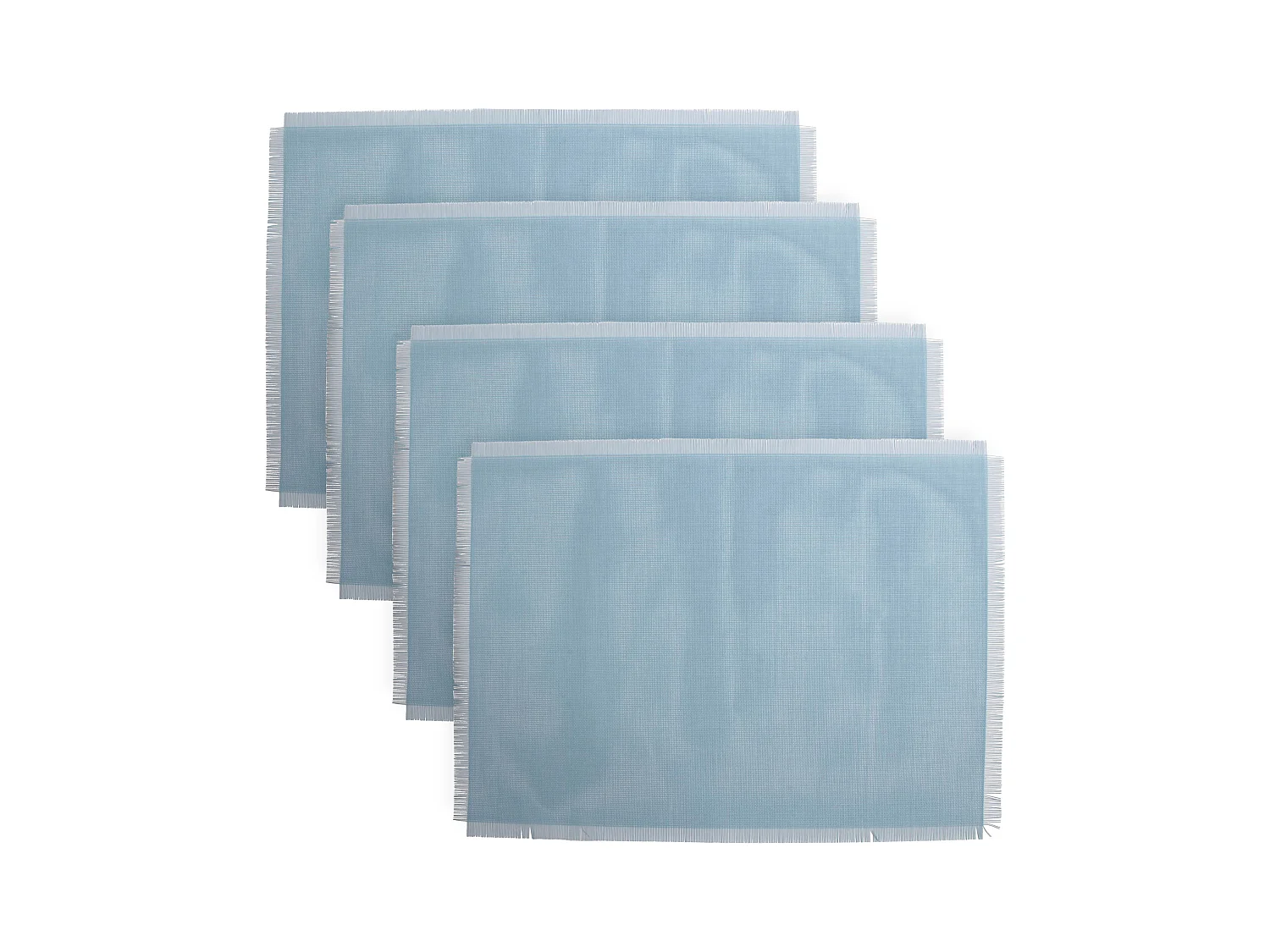 Lot de 4 sets de table FRANGE Bleu