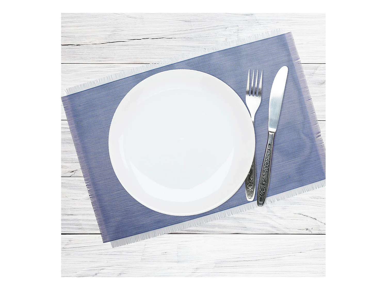 Lot de 4 sets de table FRANGE Bleu