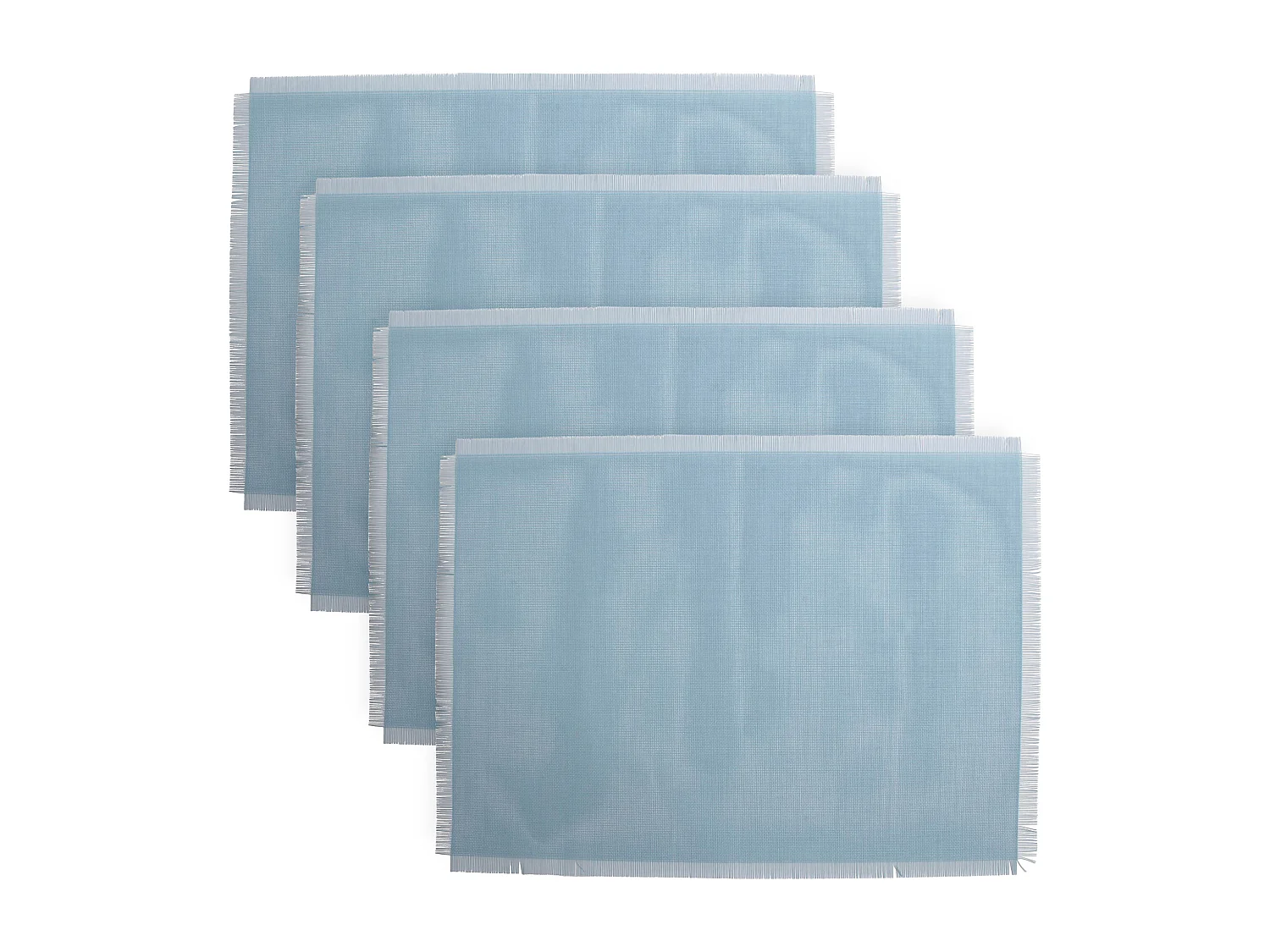 Lot de 4 sets de table FRANGE Bleu