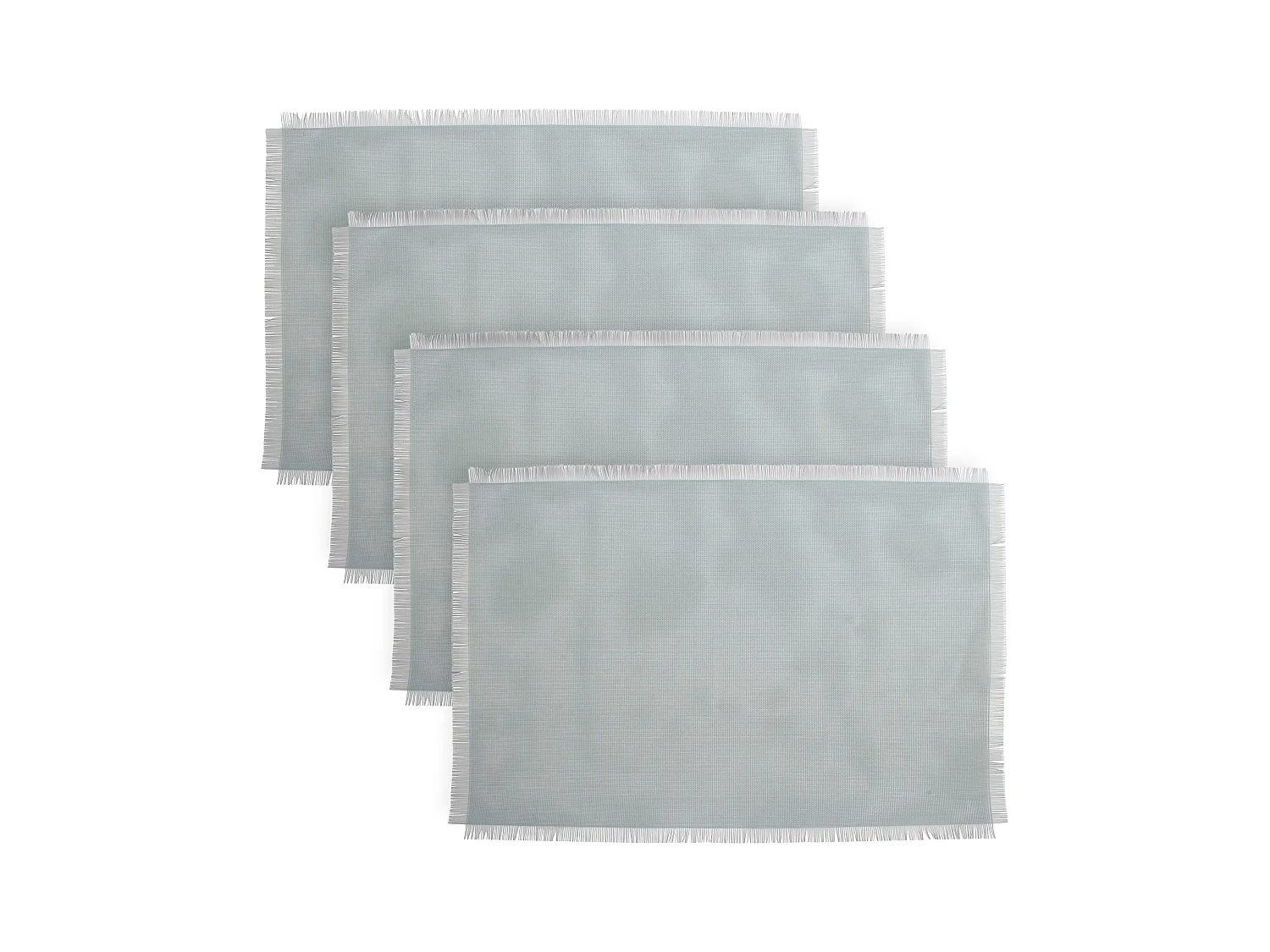 Lot de 4 sets de table FRANGE Gris
