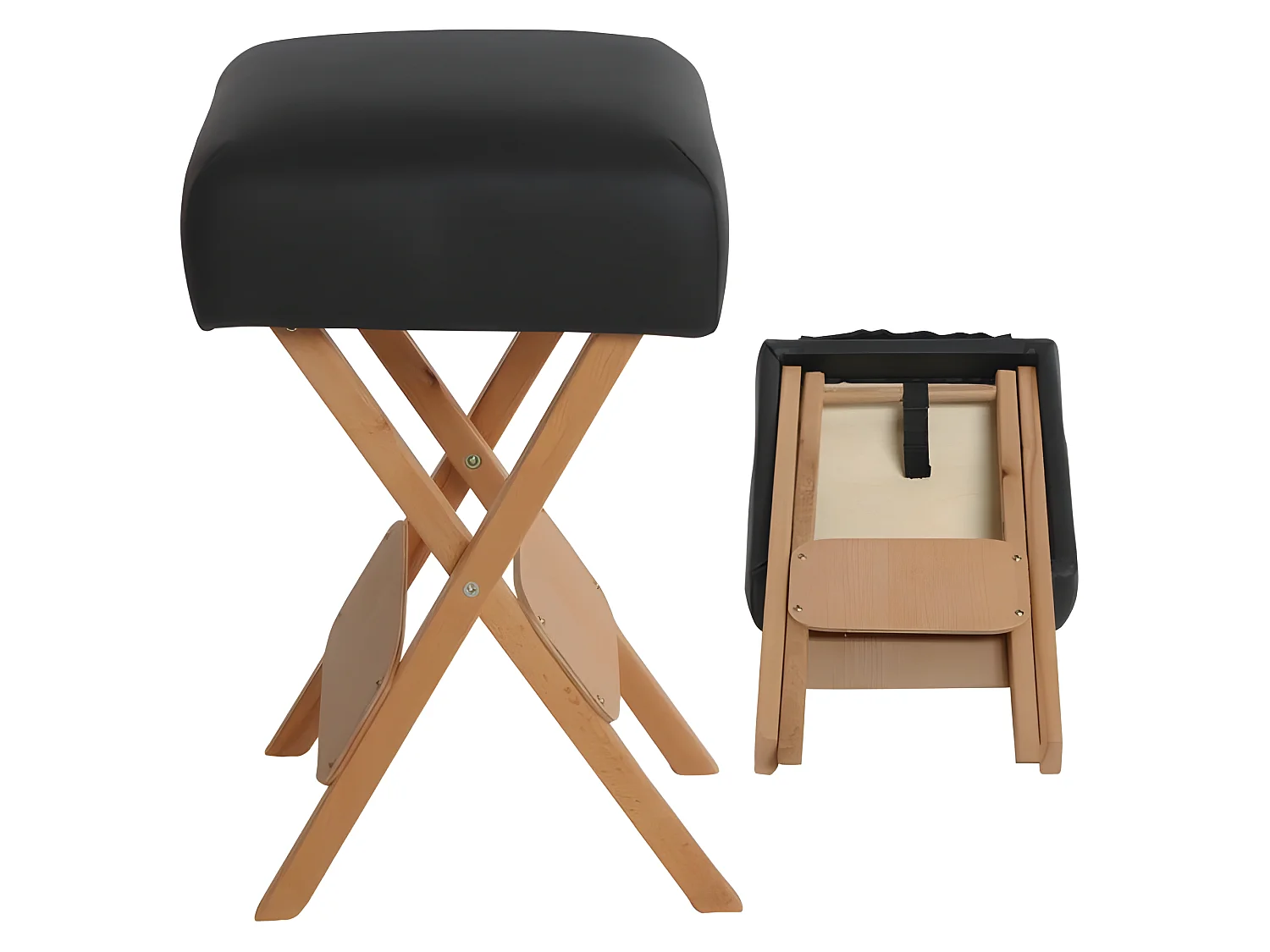 Kit massage pro tabouret noire 42 x 34 x 56 cm 08_0000468