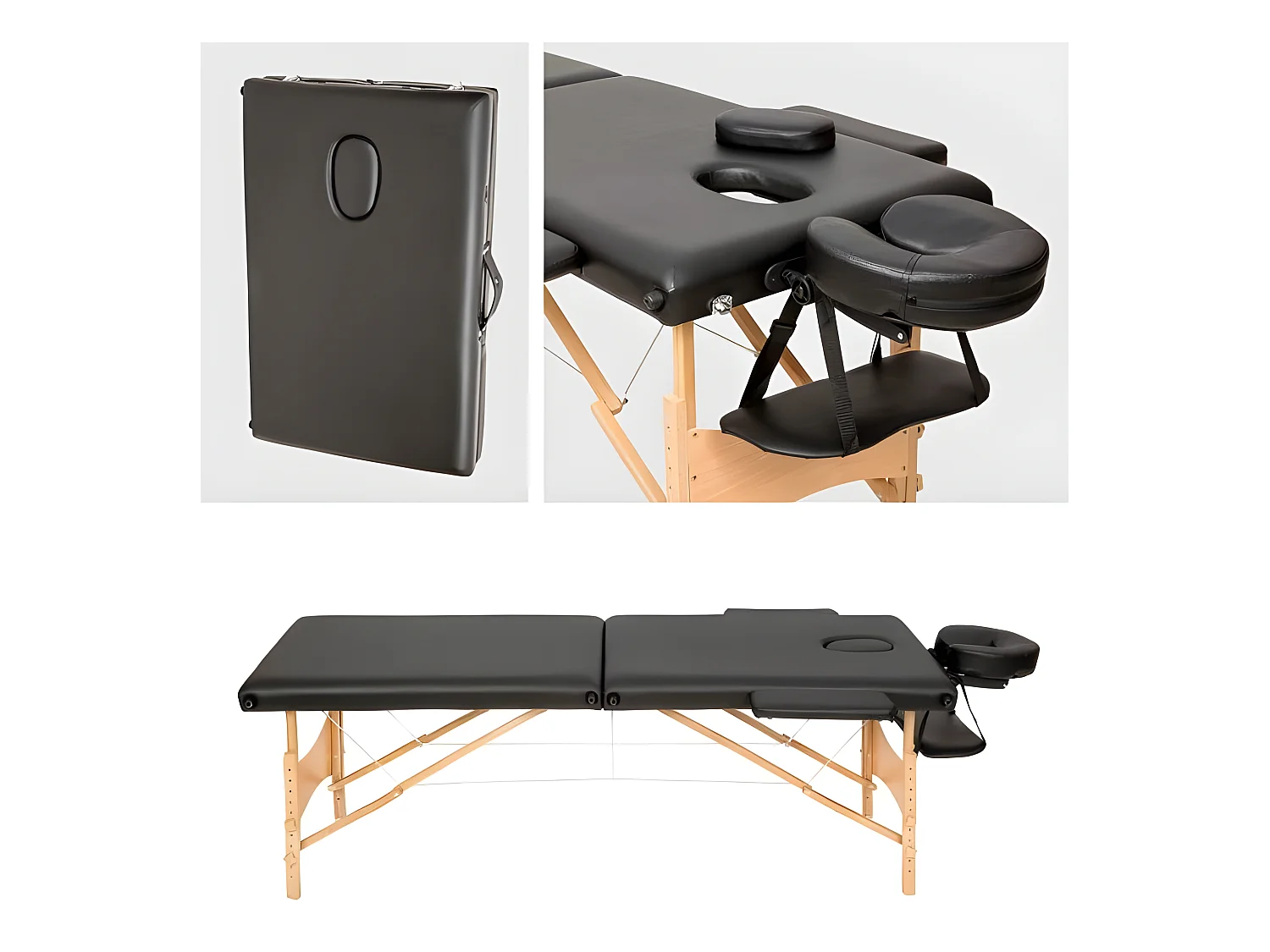 Table de massage 2 noire 210 x 95 x 84 cm 08_0000464