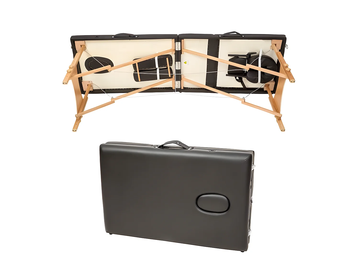 Table de massage 2 noire 210 x 95 x 84 cm 08_0000464