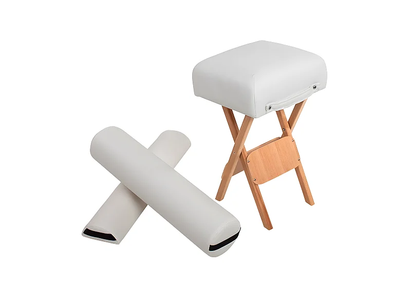Kit massage pro tabouret blanche 42 x 34 x 56 cm 08_0000469