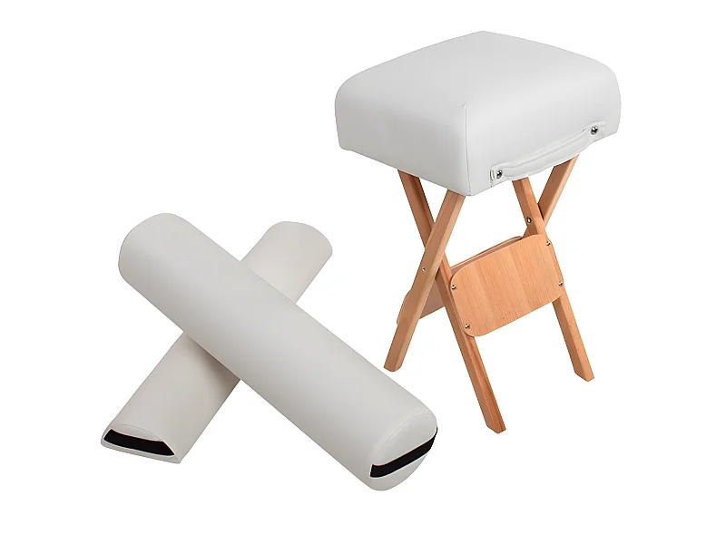 Kit massage pro tabouret blanche 42 x 34 x 56 cm 08_0000469