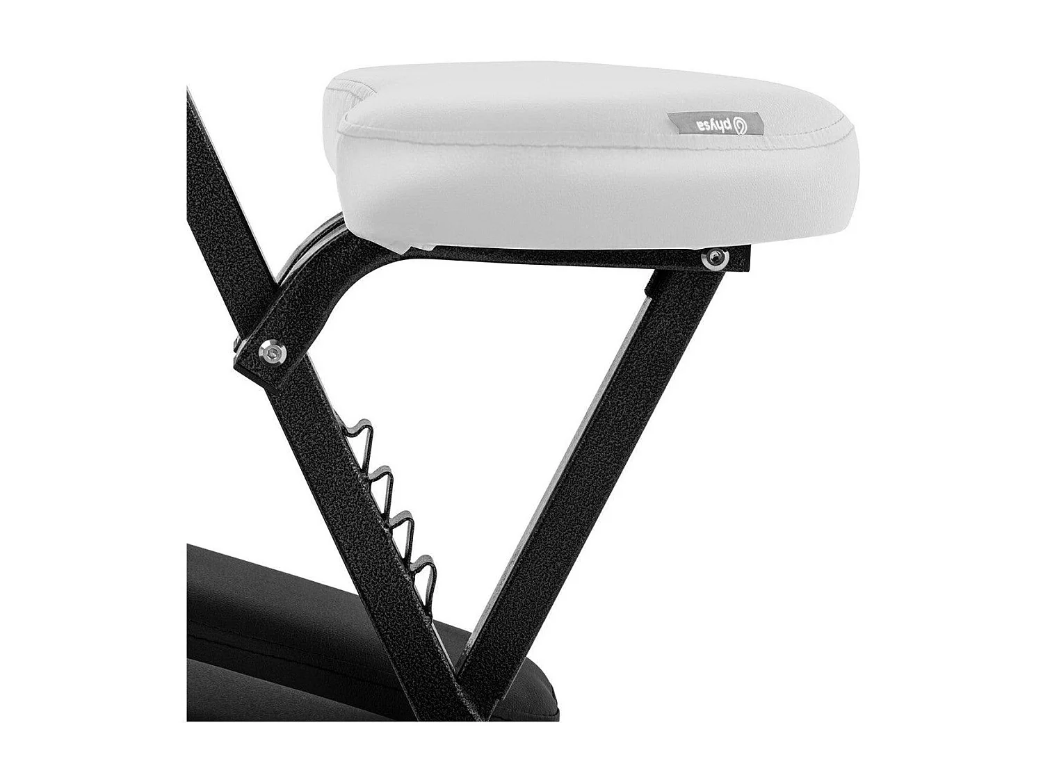 Chaise de massage pliante blanche 26 x 46 x 104 cm 14_0000885