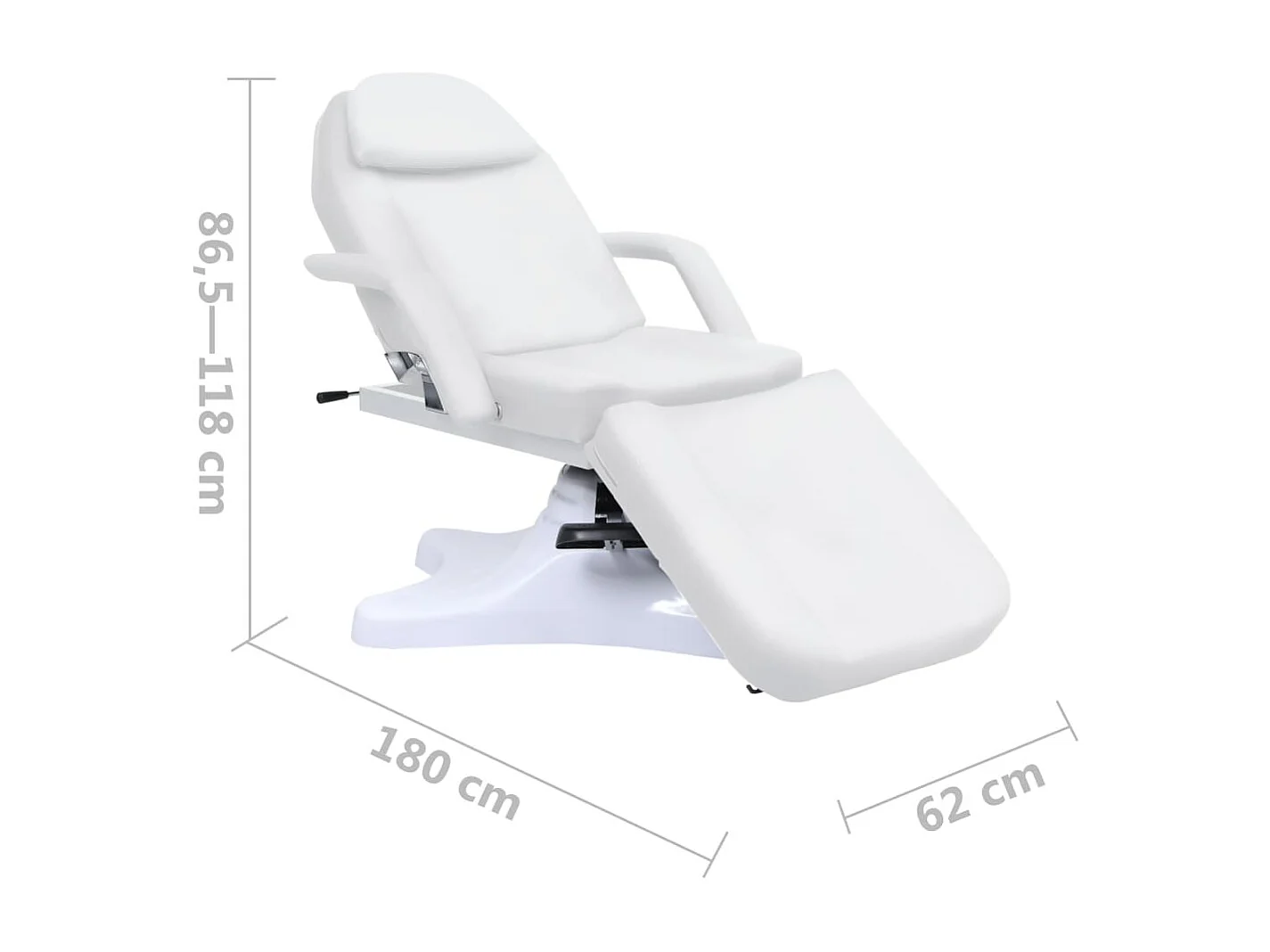 Camilla de masaje banco de masaje cama de belleza sofá de masaje cama cosmética terapia cosmética tatuaje blanco 180 cm 02_0001803