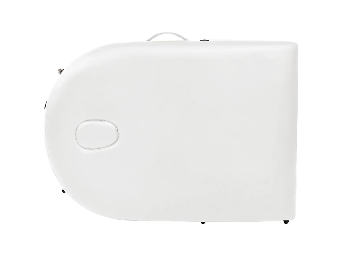 Table de massage pliable blanche 194 x 70 x 65 cm 02_0001840