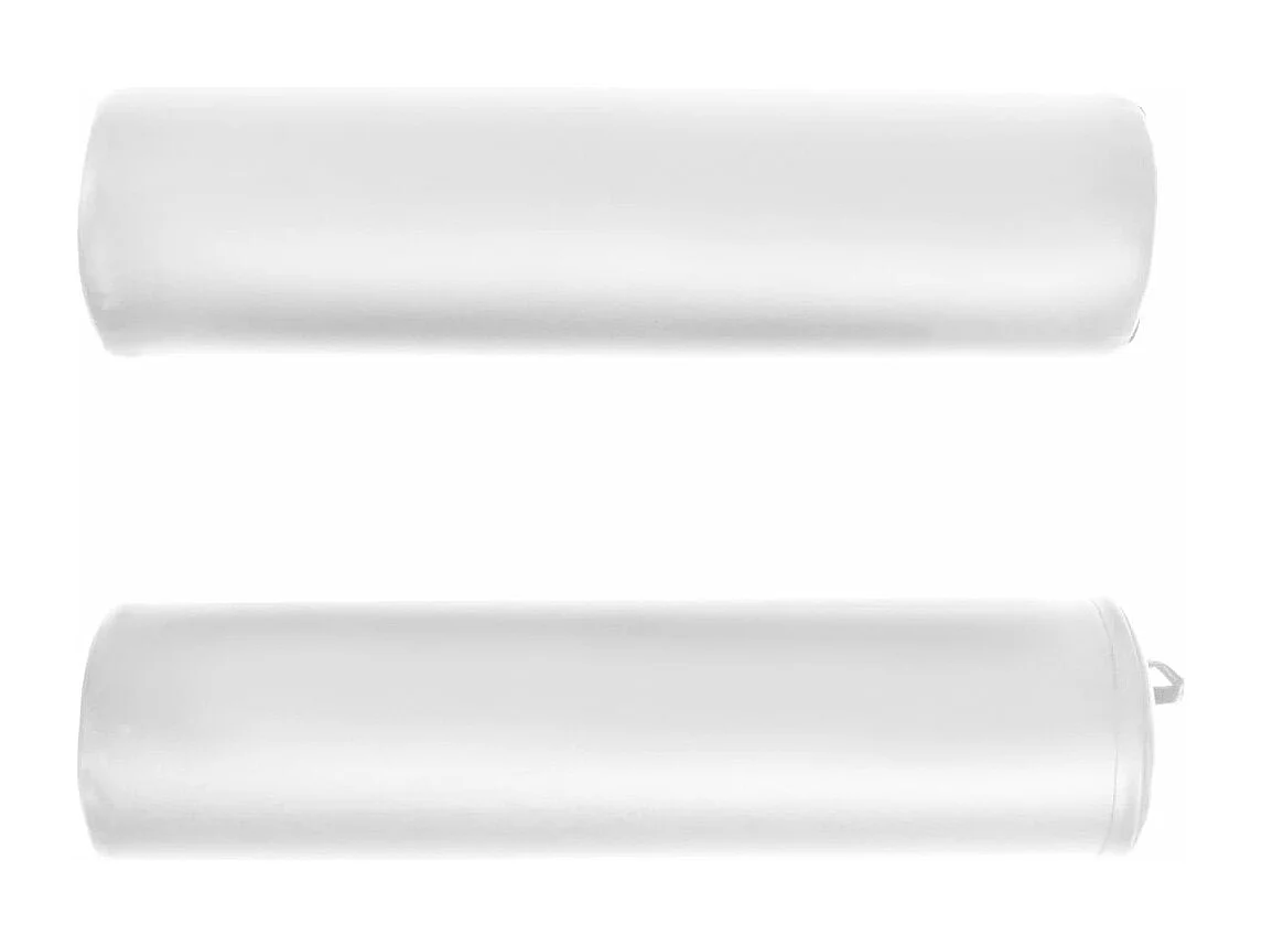 Camilla de masaje plegable de 4 cm de grosor y 2 cojines blancos 02_0001840