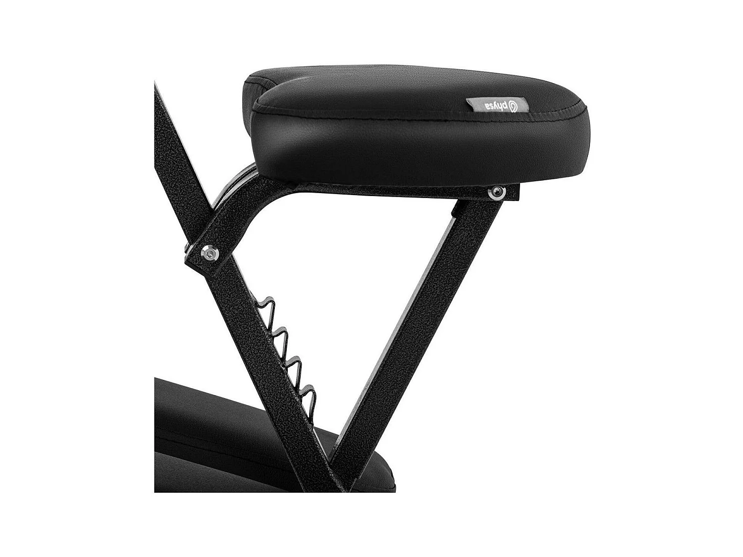 Chaise de massage acier noire 46 x 26 x 104 cm 14_0000884