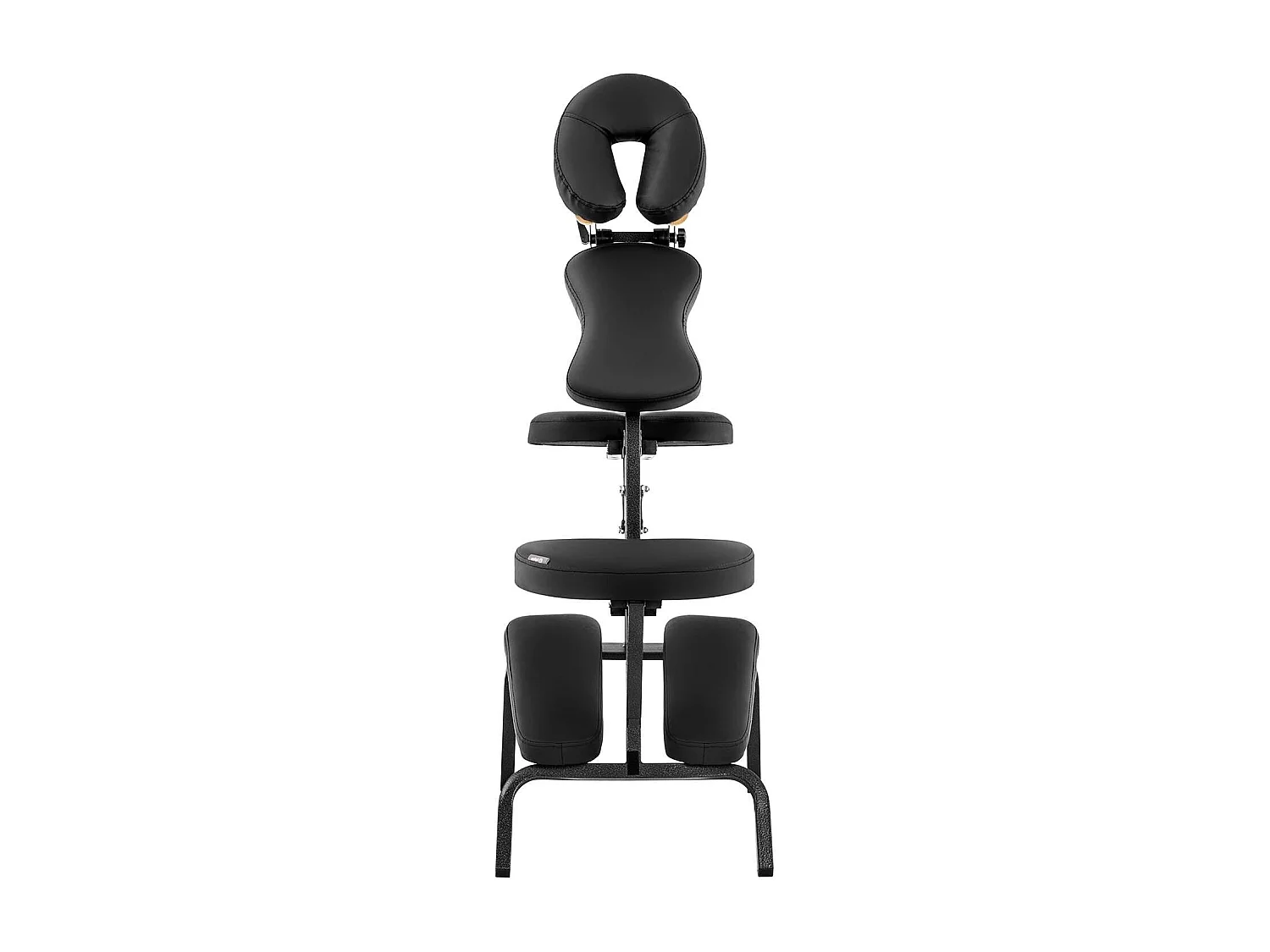 Cadeira de massagem dobrável em aço revestimento PVC capacidade 130 kg com bolsa preta 14_0000884