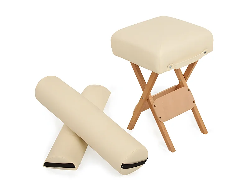 Kit massage pro tabouret beige 42 x 34 x 56 cm 08_0000470