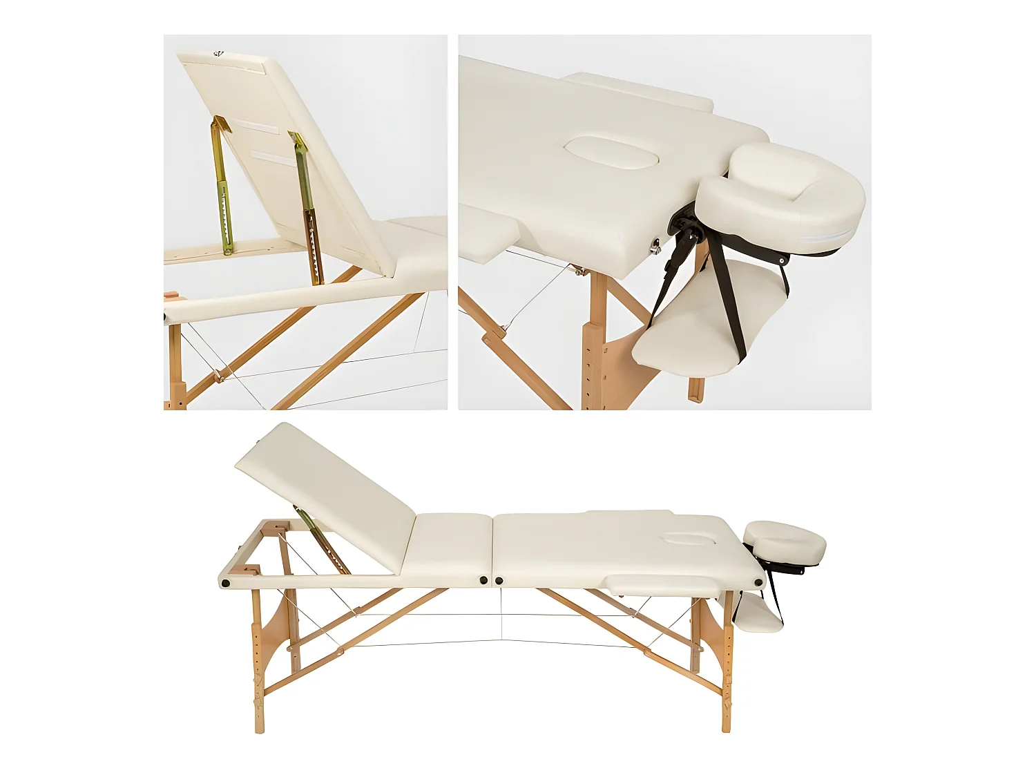 Table de massage 3 crème 210 x 95 x 84 cm 08_0000465