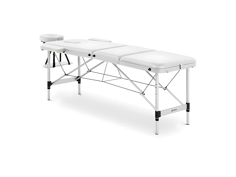 Table de massage cadre PVC blanche 95 x 18 x 65 cm 14_0003637