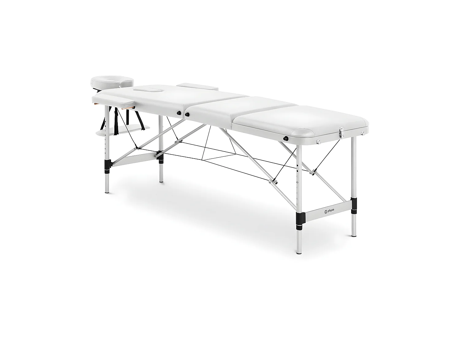 Table de massage cadre PVC blanche 95 x 18 x 65 cm 14_0003637