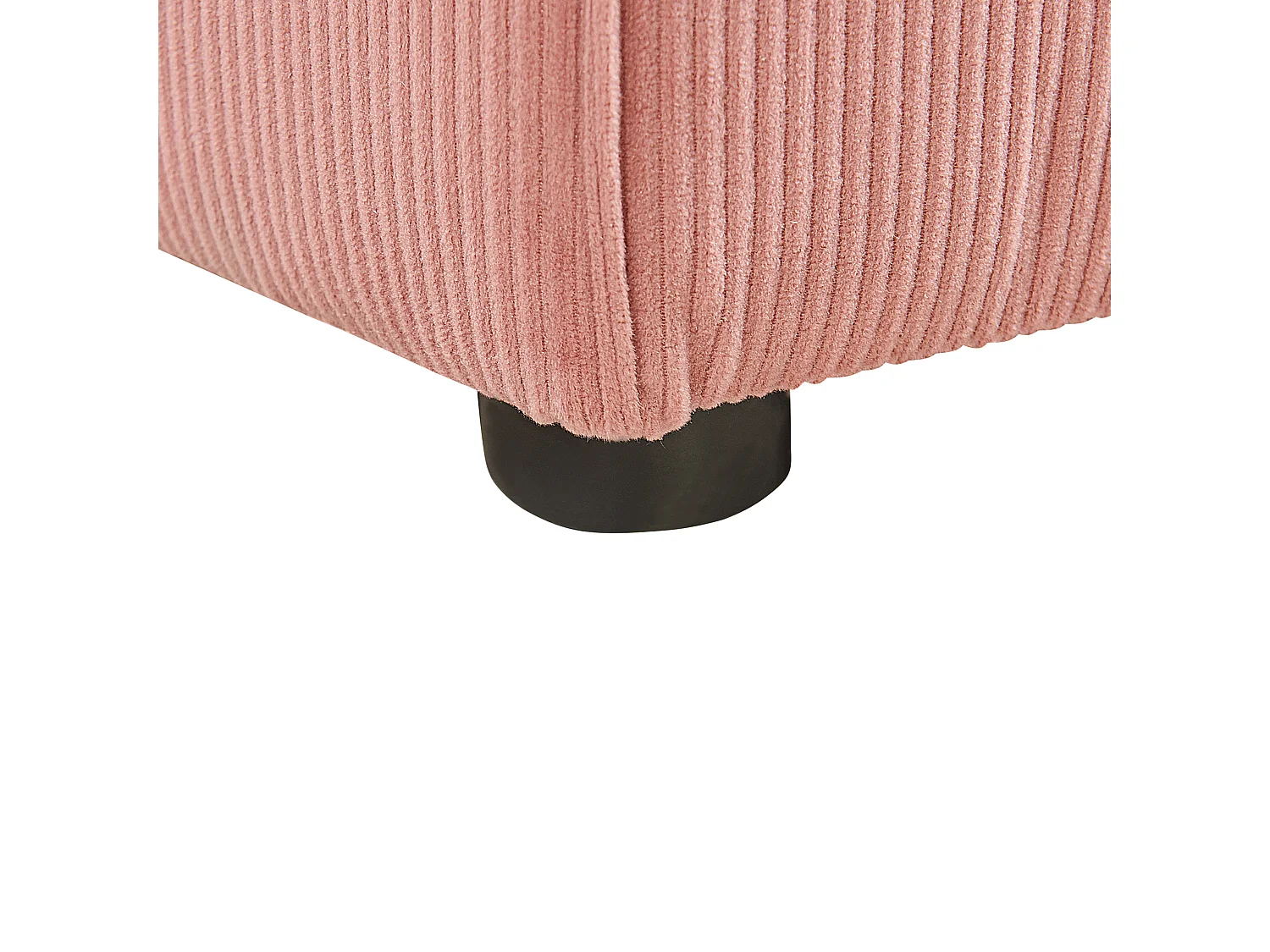 Modernes Sofa-Mittelstück Stoffbezug Cord rosa 1-Sitzer für Modulsofa Lemvig