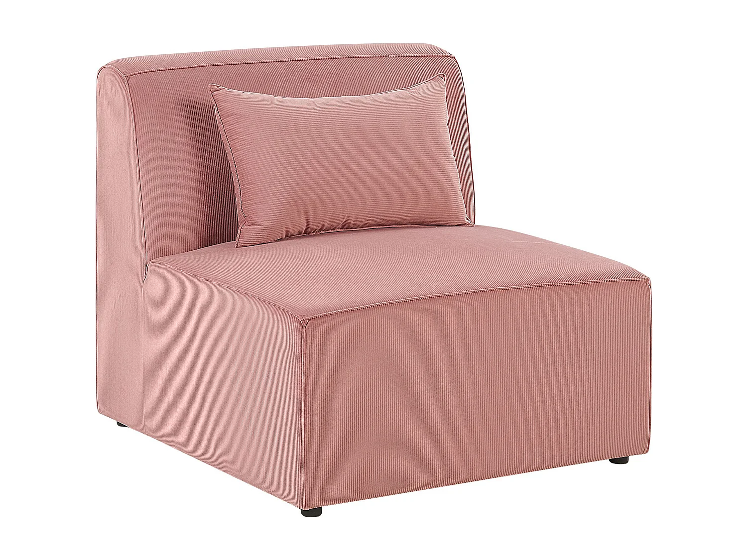 Module fauteuil LEMVIG Velours côtelé Rose