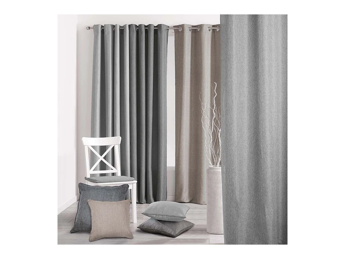 Coussin Déco "Newton" 40x40cm Gris