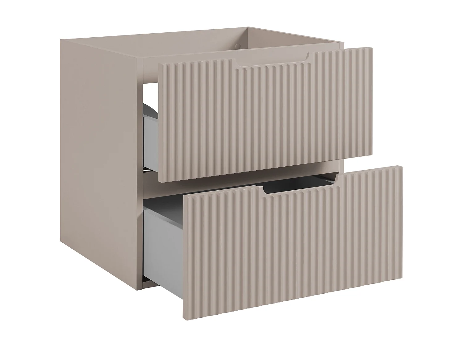 Mobiletto da bagno, Beige/ rovere Craft, 80 (60 + 20) x 58,6 x 46 cm