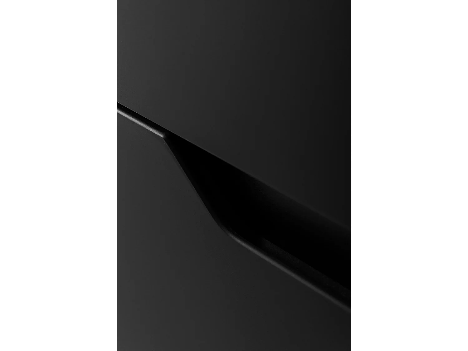 Wandgemonteerd badkamermeubel, zwart, 60 x 57 x 46 cm