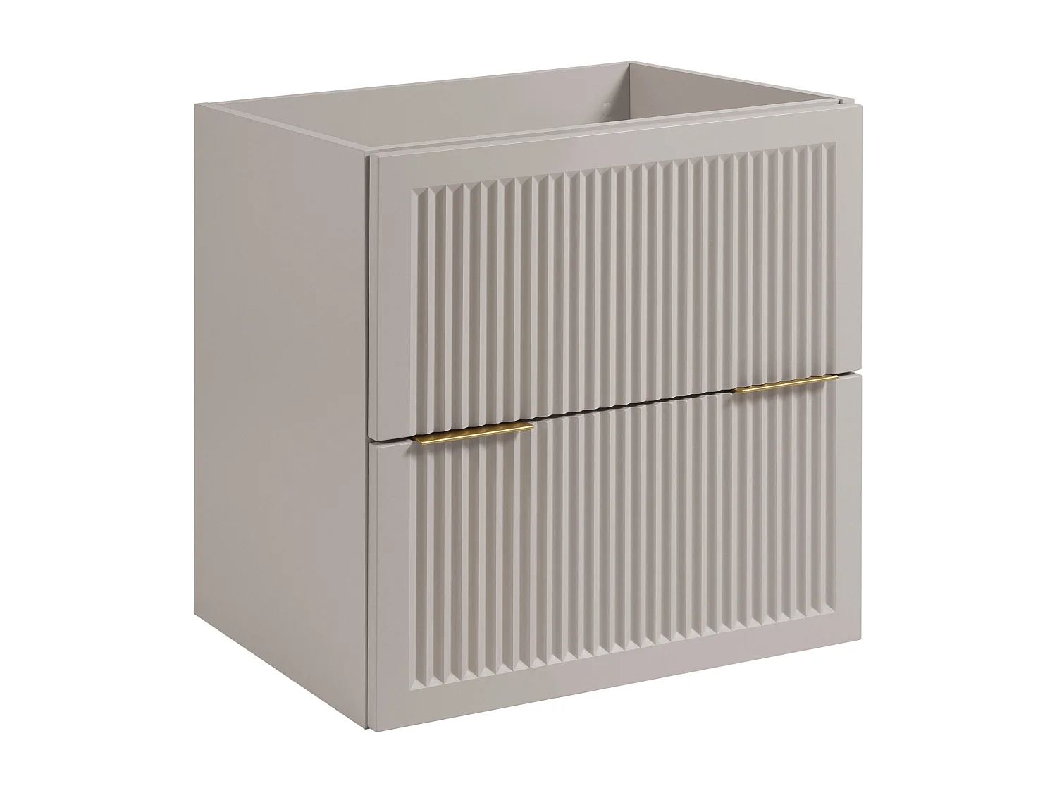 Badkamerkastje, kasjmier, 60 x 44,5 x 60,7 cm, zonder tafelblad