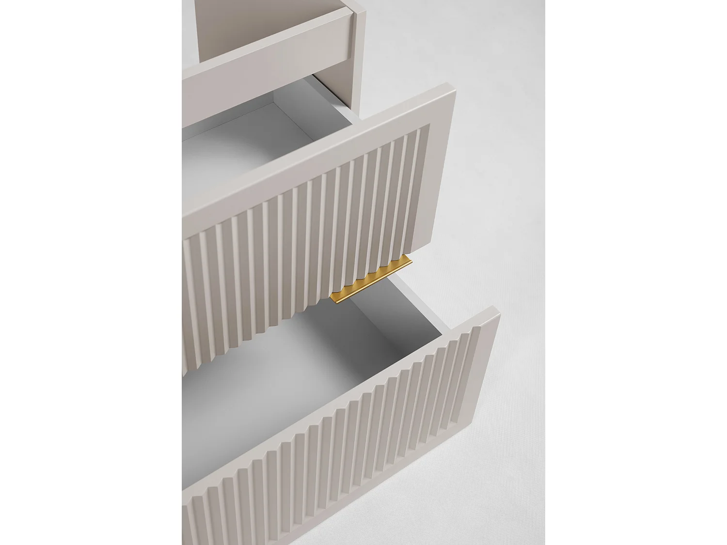 Badkamerkastje, kasjmier, 60 x 44,5 x 60,7 cm, zonder tafelblad