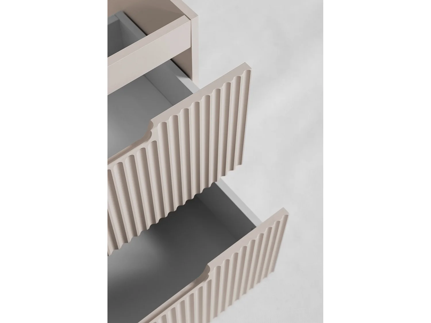 Mobiletto da bagno, Beige, 160 (2 x 80) x 58,6 x 46 cm