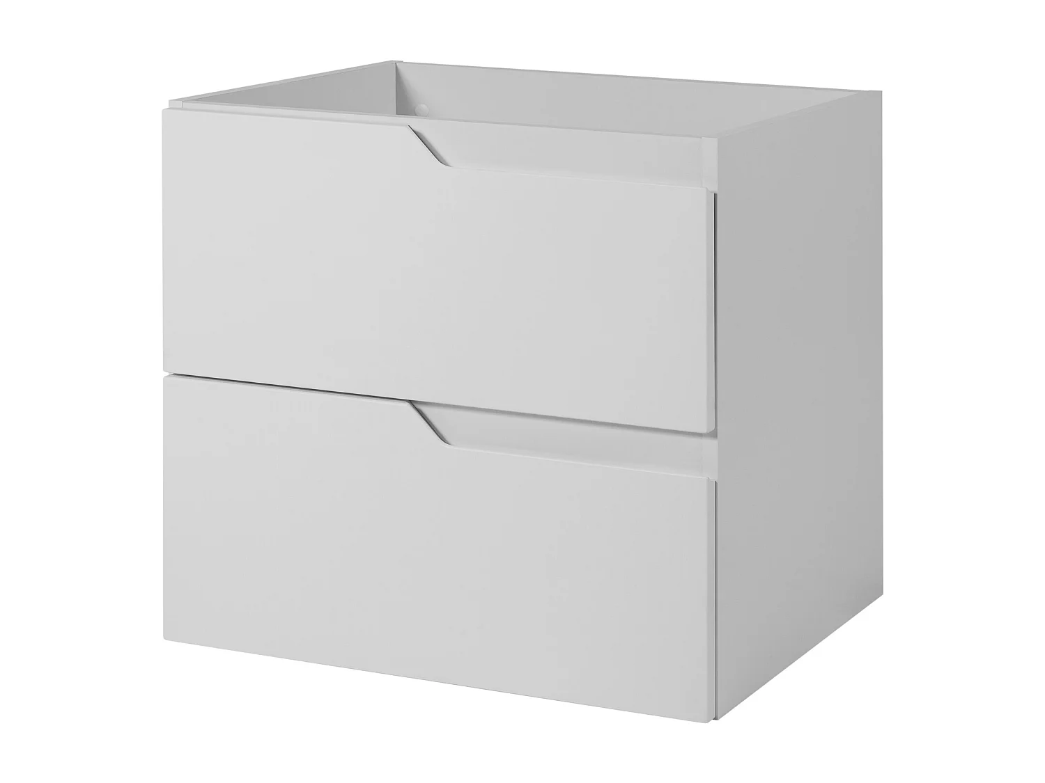 Wandgemonteerd badkamermeubel, wit, 60 x 57 x 46 cm