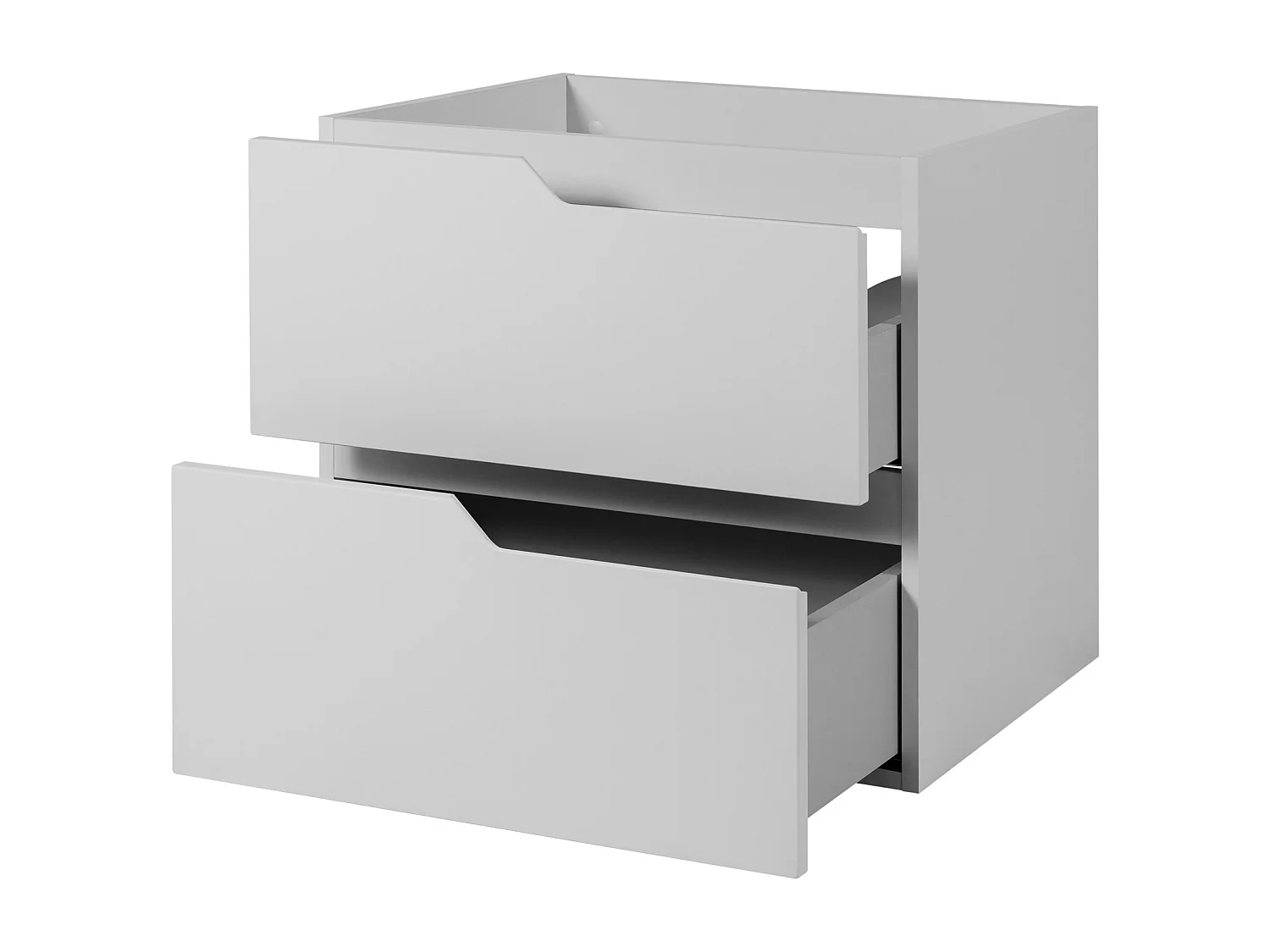 Wandgemonteerd badkamermeubel, wit, 60 x 57 x 46 cm