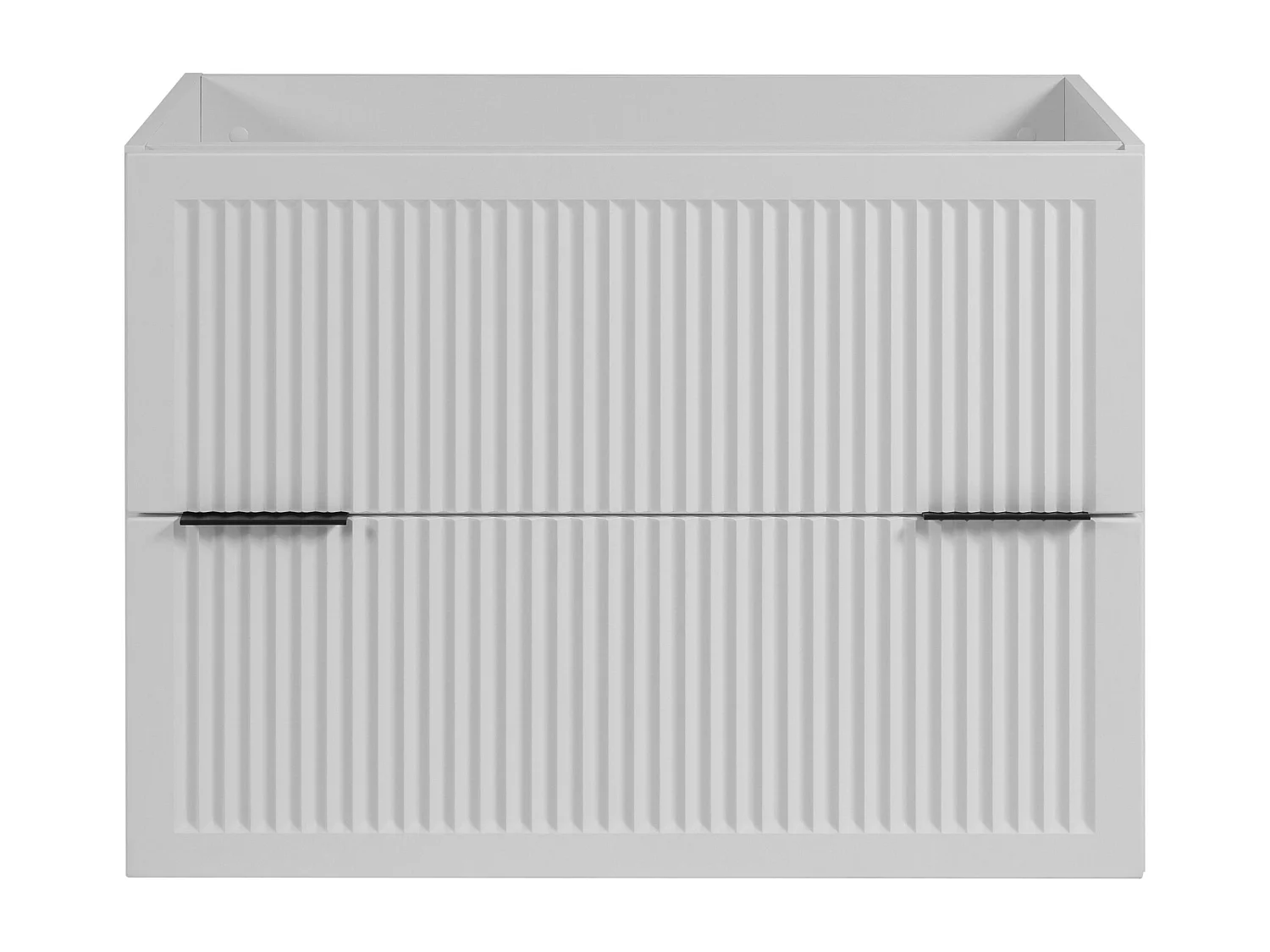 Badezimmerschrank, weiß, 80 x 44,5 x 60,7 cm, Ohne Tischplatte