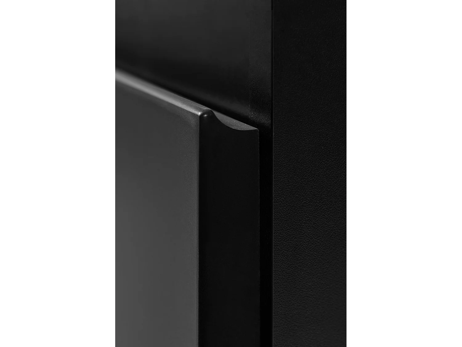 Wandgemonteerd badkamermeubel, zwart, 80 x 57 x 46 cm