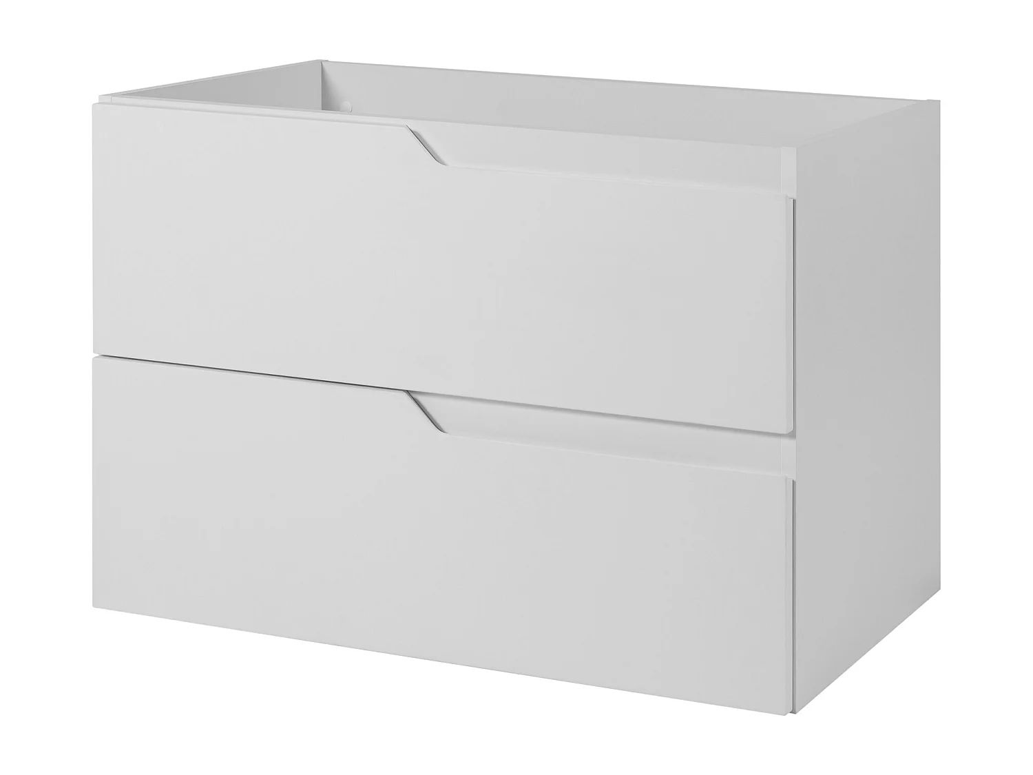 Wandgemonteerd badkamermeubel, wit, 80 x 57 x 46 cm