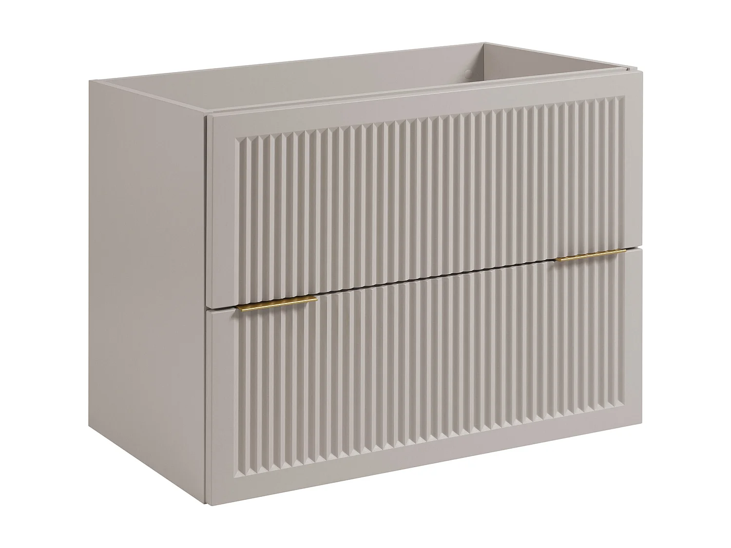 Badkamerkastje, kasjmier, 80 x 44,5 x 60,7 cm, zonder tafelblad