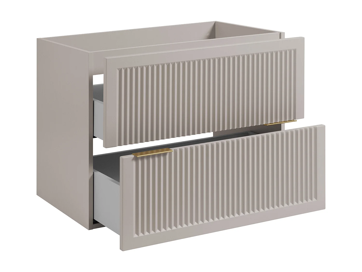 Badkamerkastje, kasjmier, 80 x 44,5 x 60,7 cm, zonder tafelblad