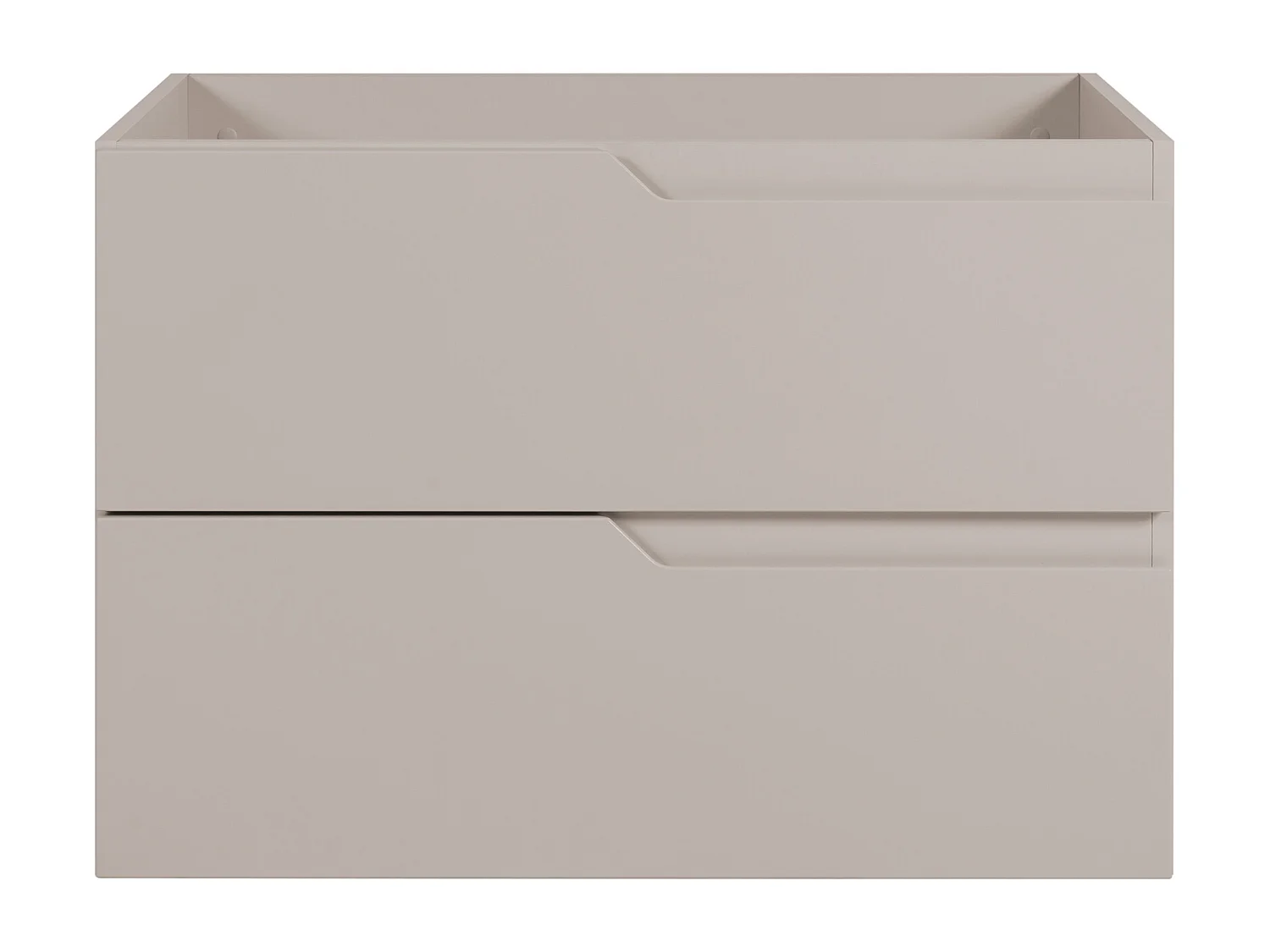 Badkamerkastje voor aan de muur onder de wastafel, kasjmier, 80 x 57 x 46 cm