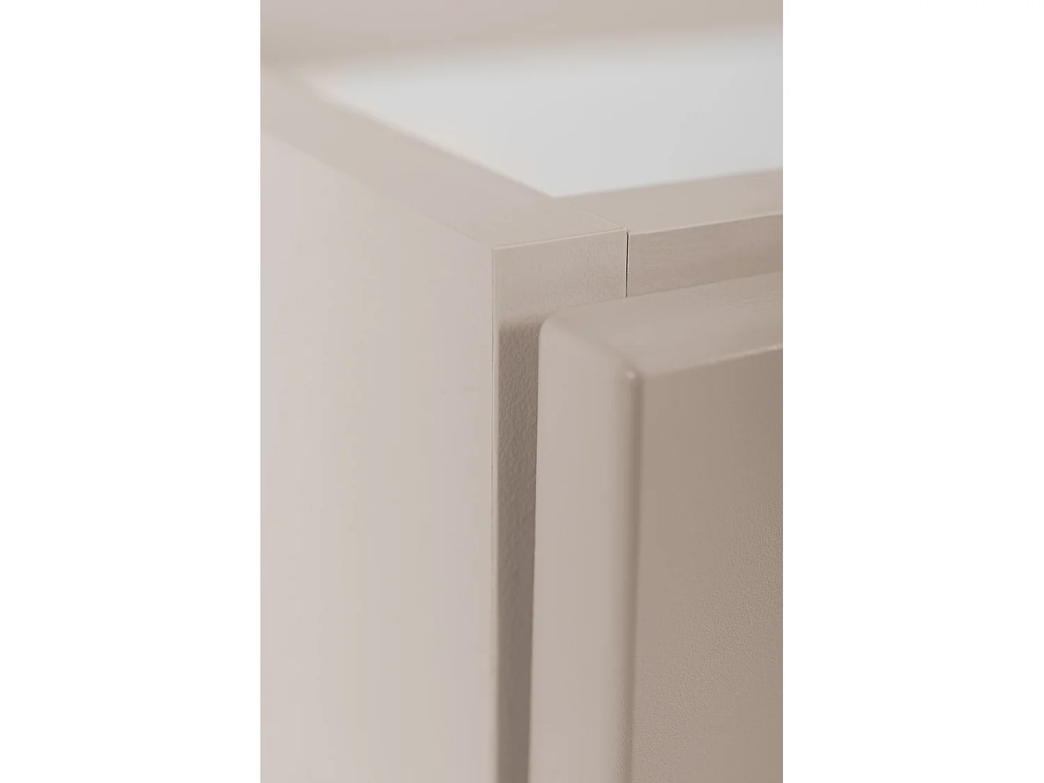 Badkamerkastje voor aan de muur onder de wastafel, kasjmier, 80 x 57 x 46 cm