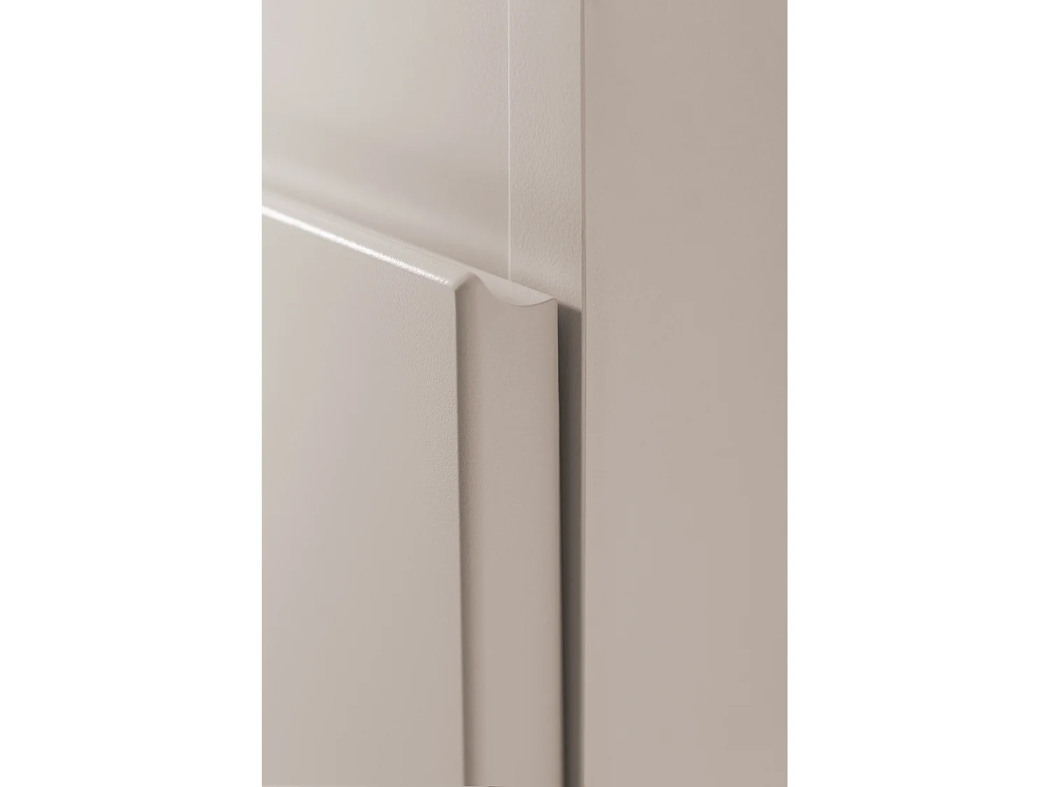 Badkamerkastje voor aan de muur onder de wastafel, kasjmier, 80 x 57 x 46 cm