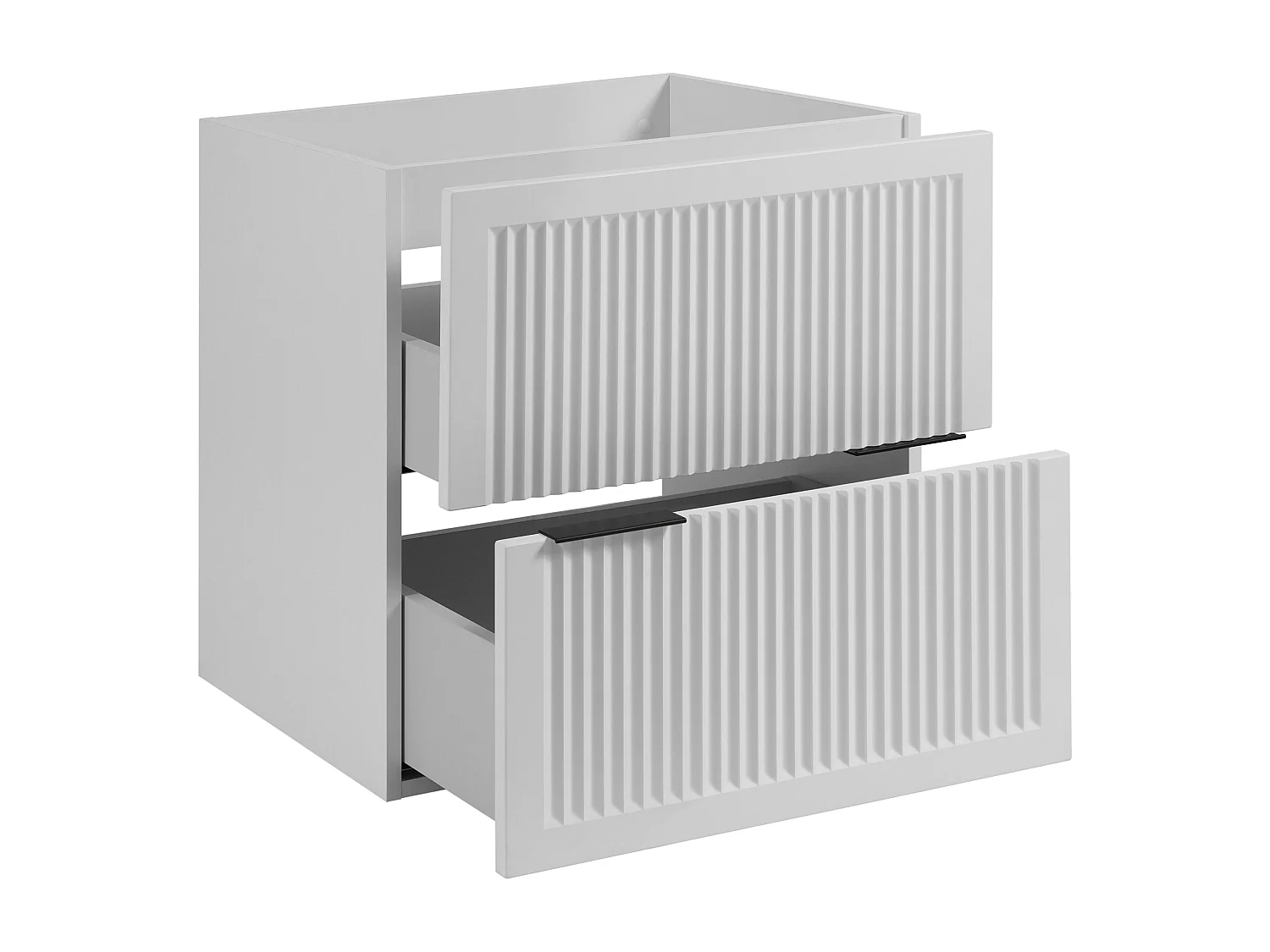 Badkamerkastje, wit, 60 x 44,5 x 60,7 cm, zonder tafelblad