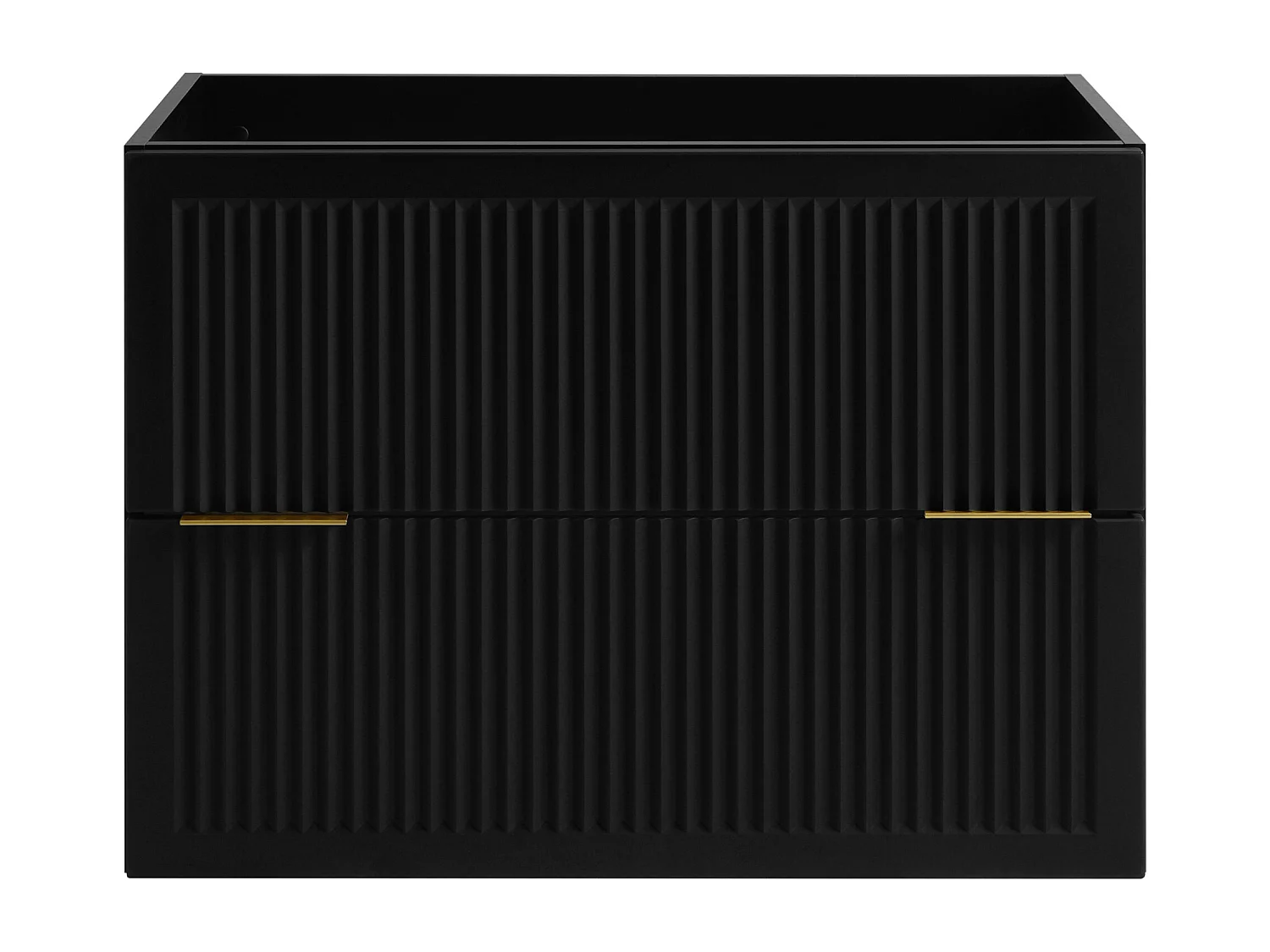 Badkamerkastje, zwart, 80 x 44,5 x 60,7 cm, zonder tafelblad