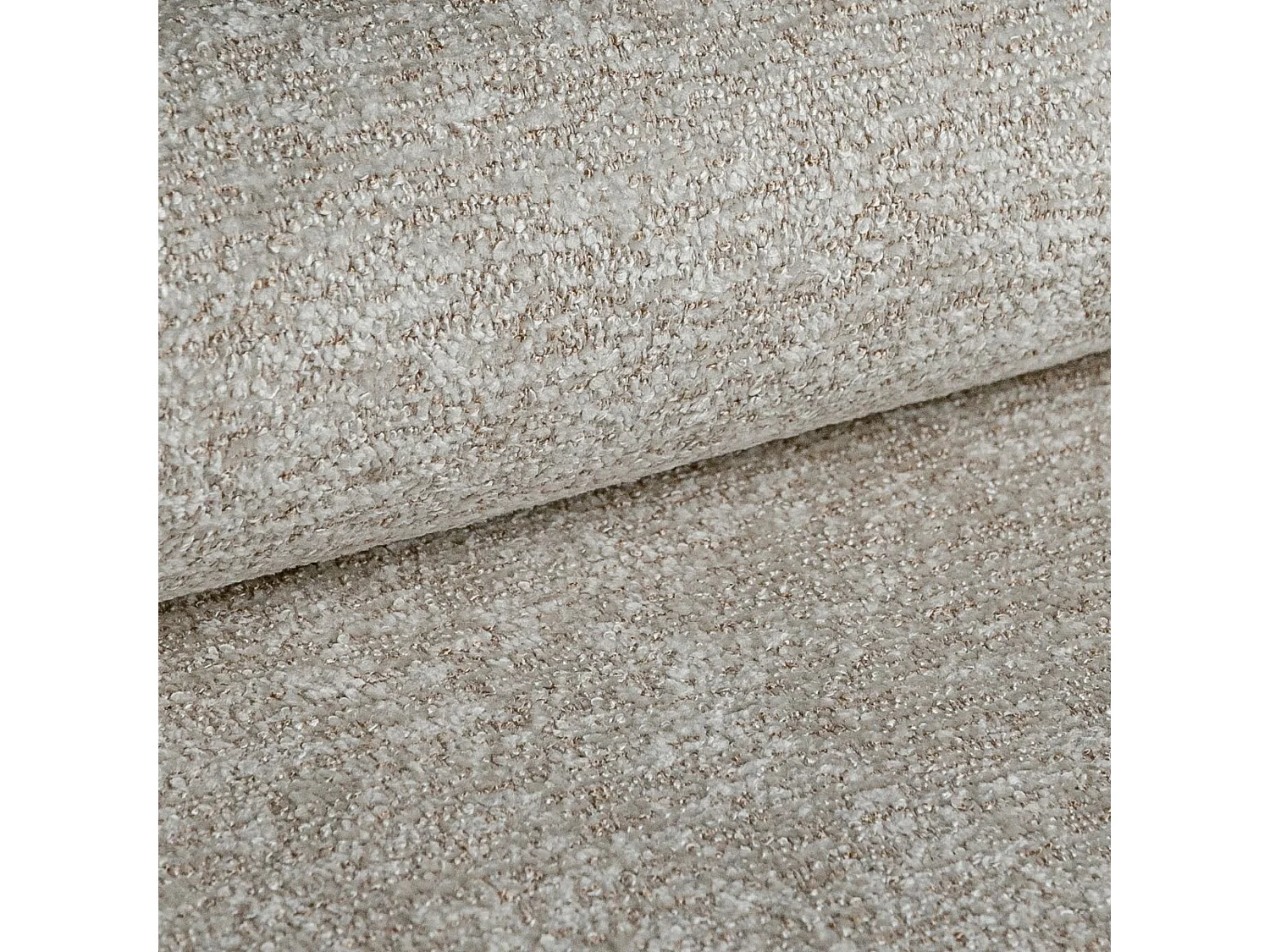 Boxspringbett BOHO 180x200 Bouclé Beige inkl. Topper, 2 Matratzen & 2 Bettkästen