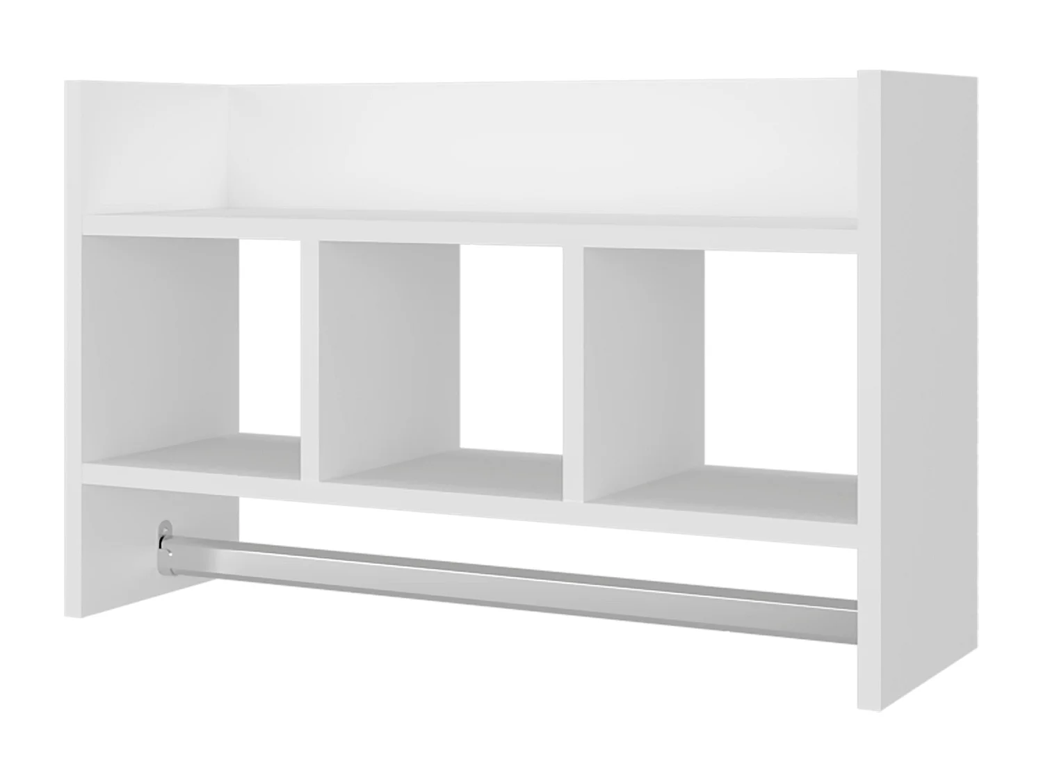 Franklin estantería de baño con barra para toalla y estantes