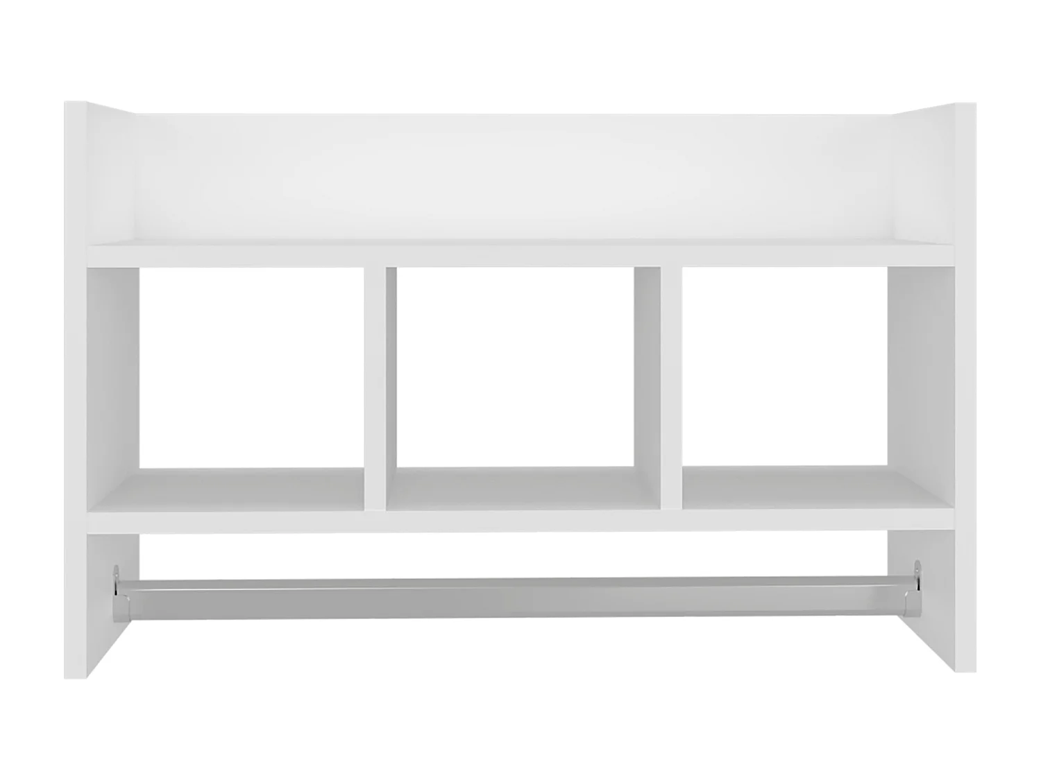 Franklin estantería de baño con barra para toalla y estantes