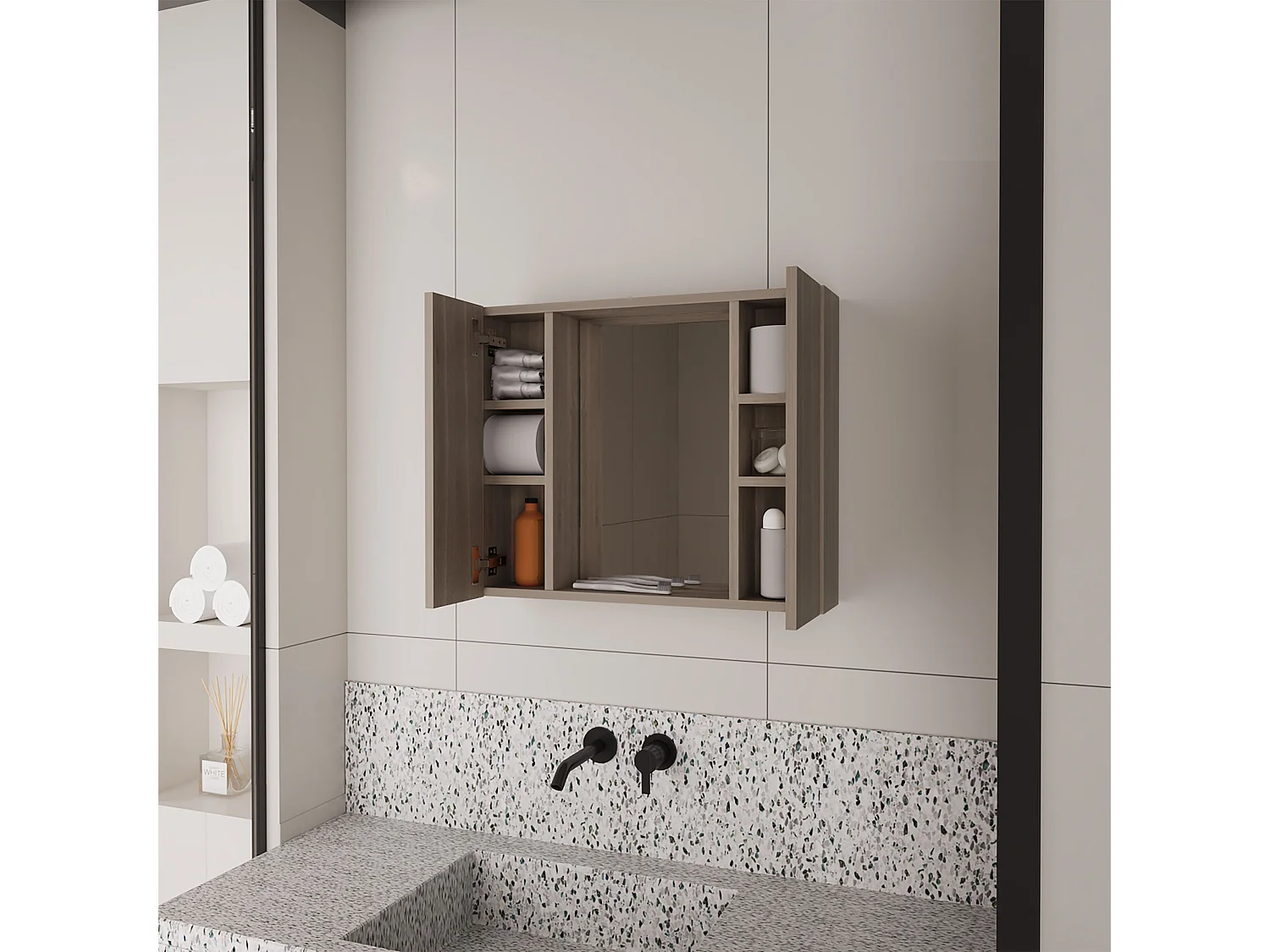 Botiquín de Baño Artemisa con Espejo