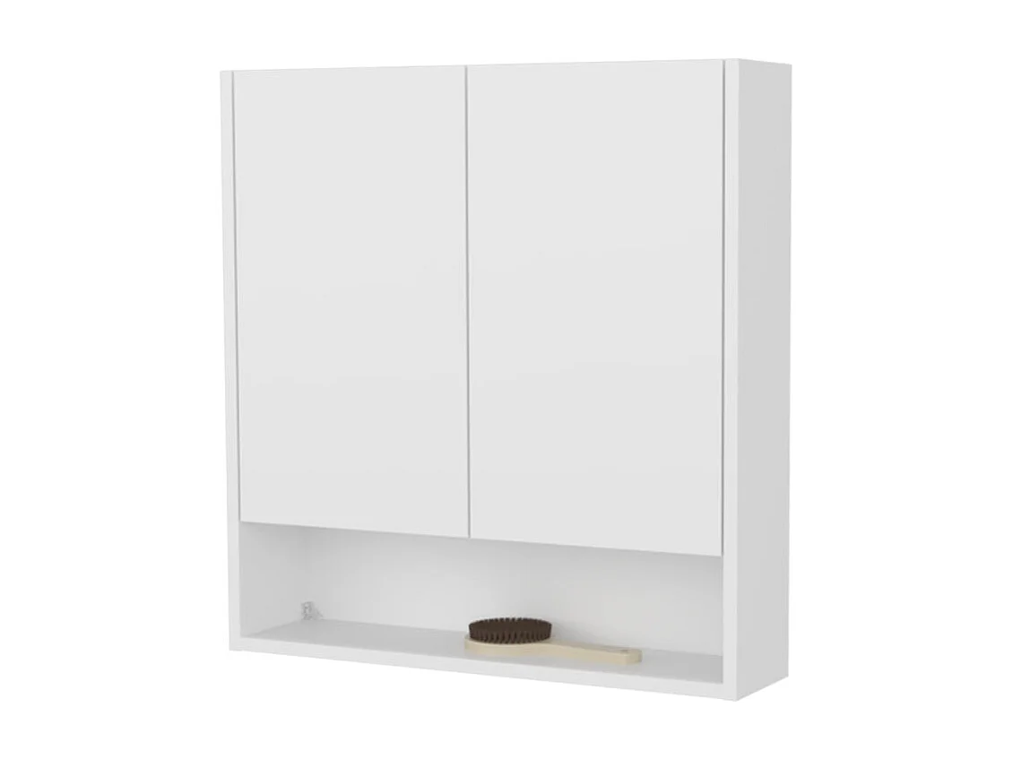 Gaviota botiquín de baño mural con dos puertas y estantes